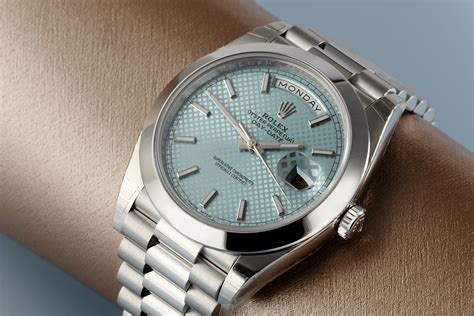 rolex president 228206 ice blue dial platinum price|Rolex 228206.